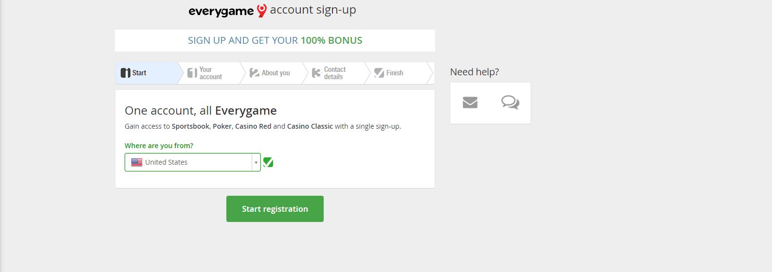 EveryGame Classic Casino Login Page Every Game